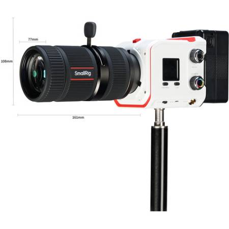 SmallRig 4939 SP-mini - spotlight, strumienica 20°, wymiary